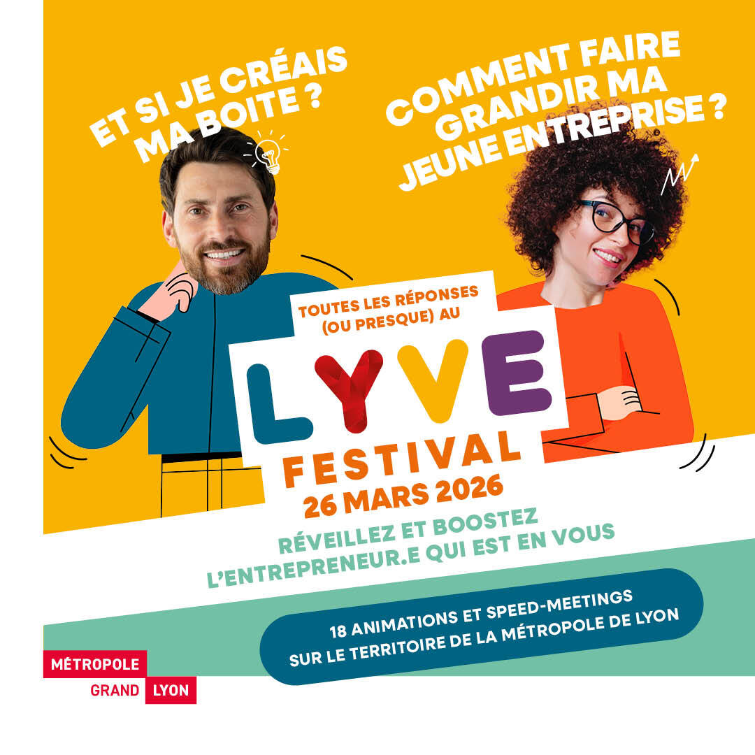 Image de l'article LYVE Festival 2026 : une journée pour souffler, échanger et booster votre projet 🚀