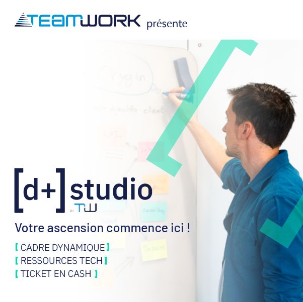 Image de l'article Notre mécène Teamwork lance le [d+] studio by TW !