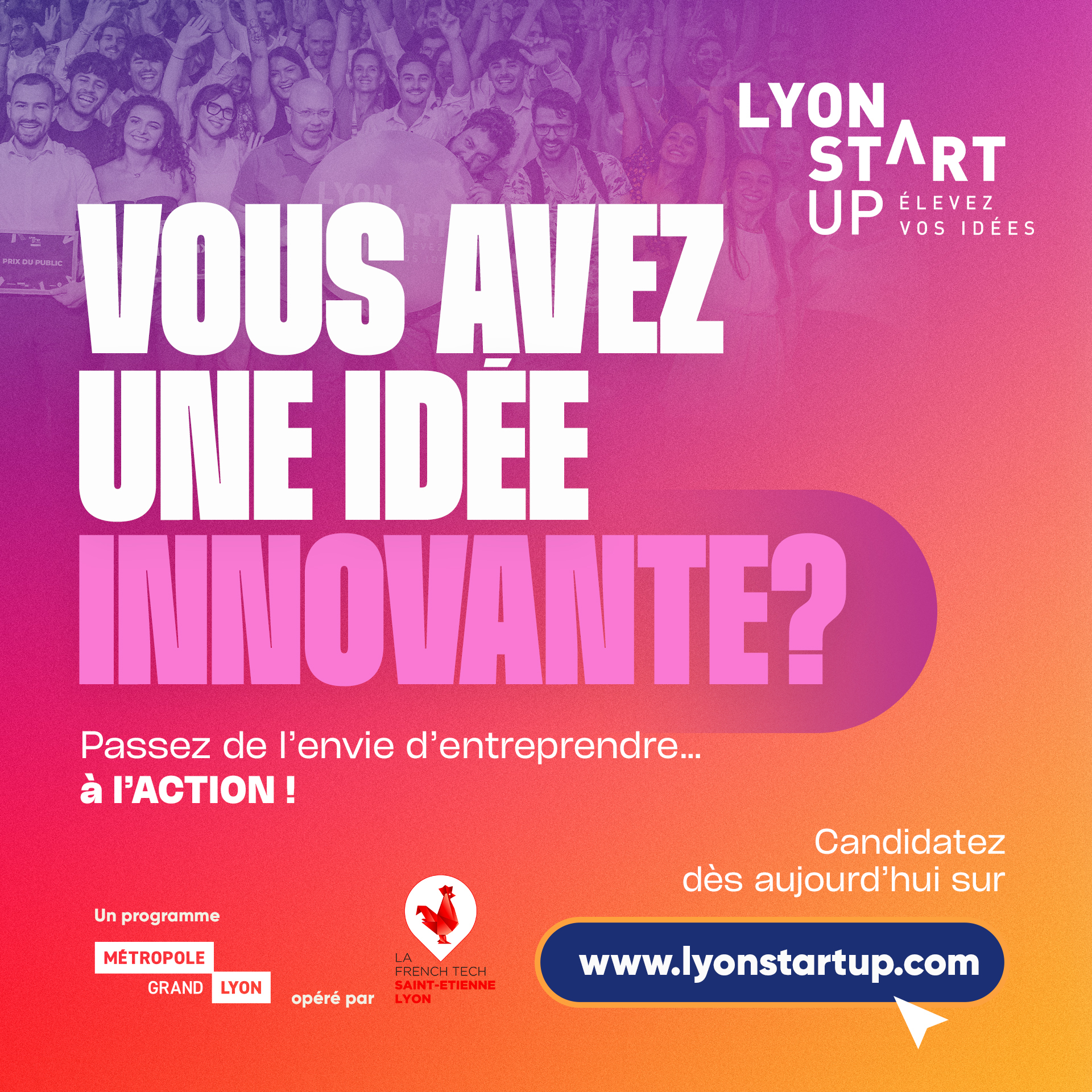 Image de l'article Rejoignez la prochaine promotion Lyon Start Up ! 🚀